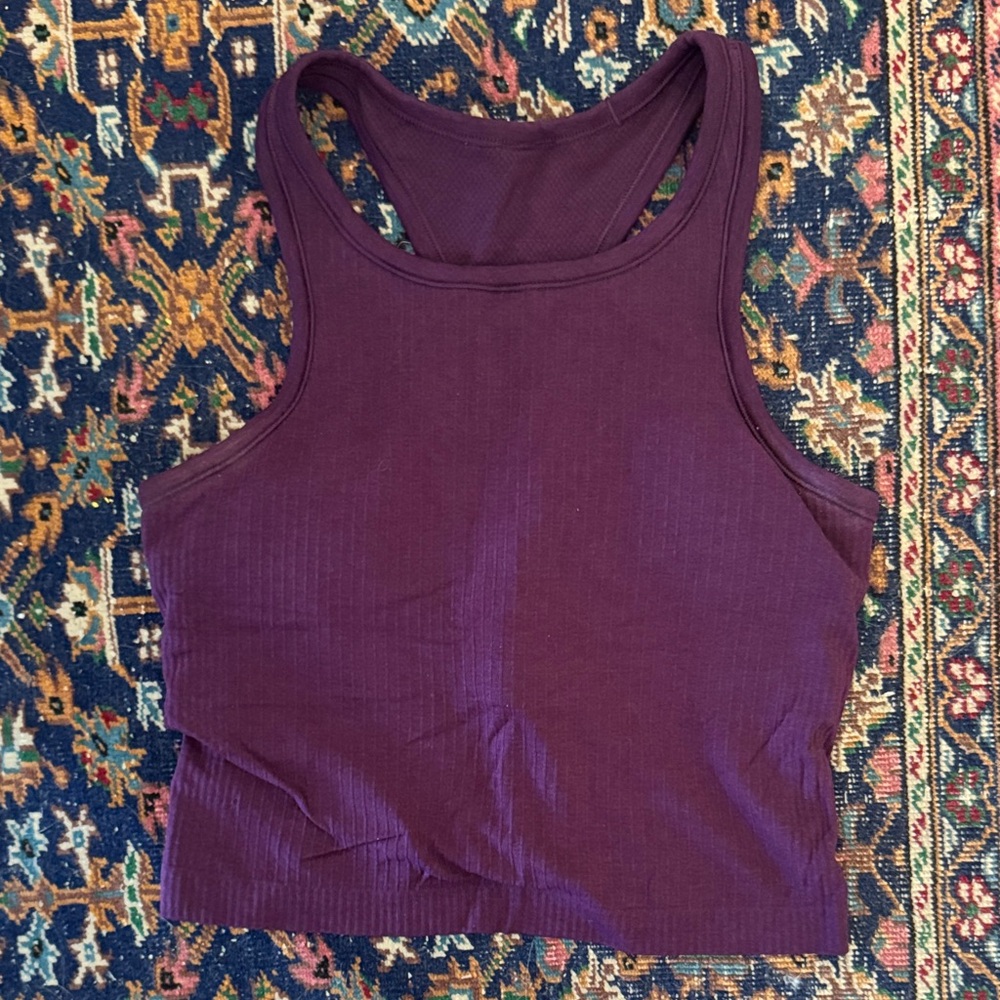 lululemon athletica Deep Purple Tank Top